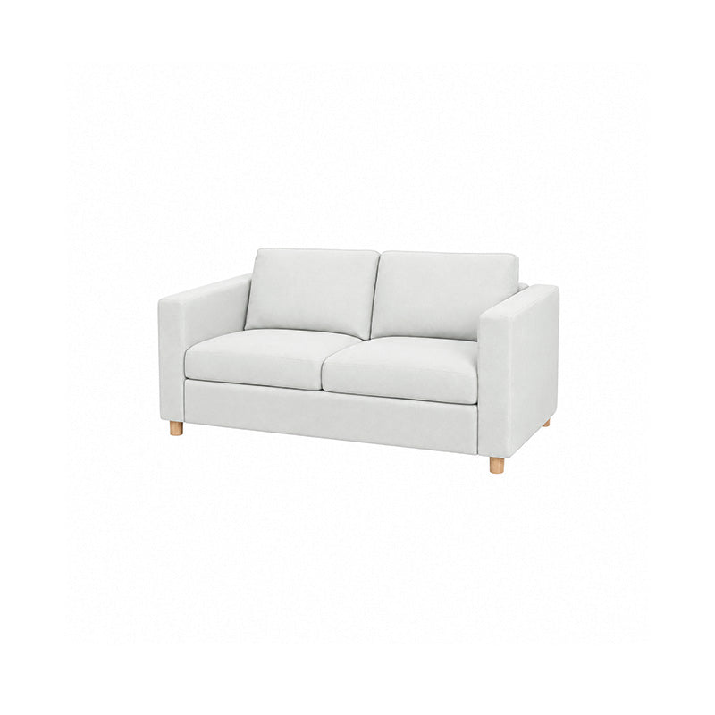 Vimle 2 Seater Sofa Cover-Canvas Pure white