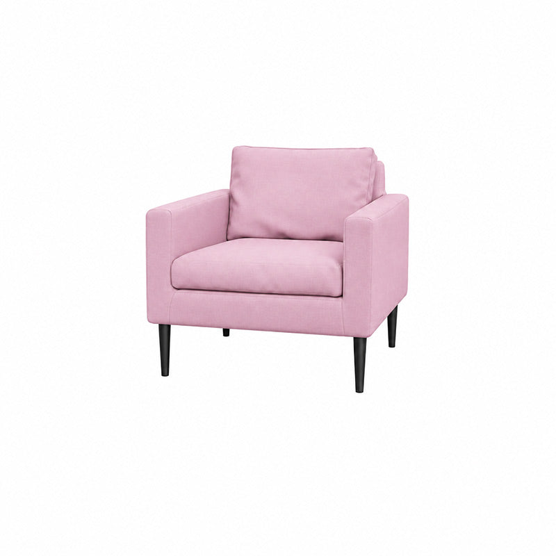 Friheten Armchair Cover-Structural Weave blush pink