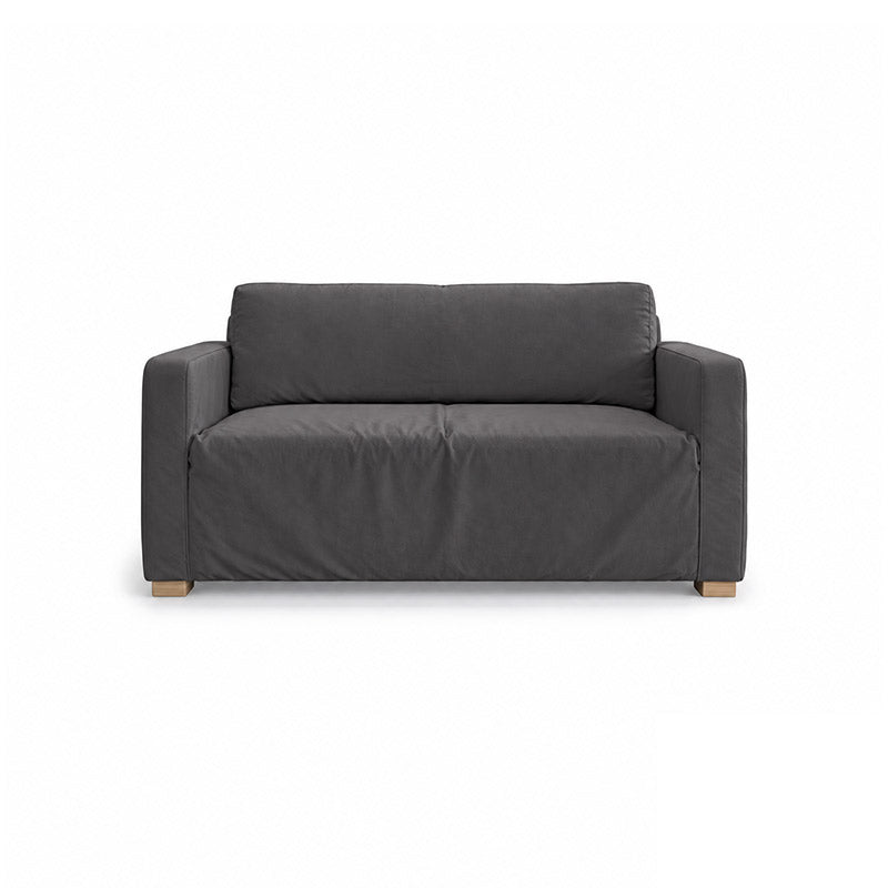 Solsta Sofa Bed Cover-Velvet gray
