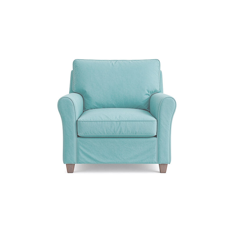 Angby Armchair Cover-Microfiber Mint