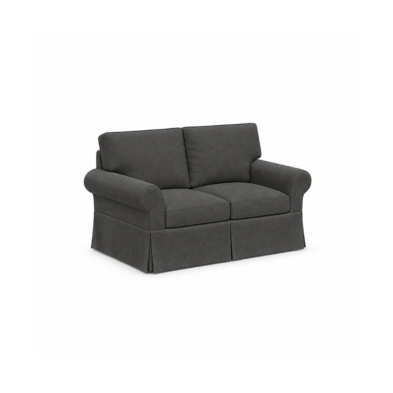 Pottery Barn Basic 2 Seater Sofa-Corduroy Ash Gray