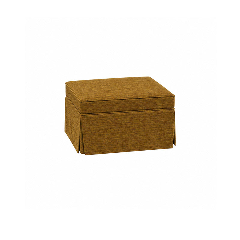 Pottery Barn Basic Ottoman-Patterned Weave Antique Gold