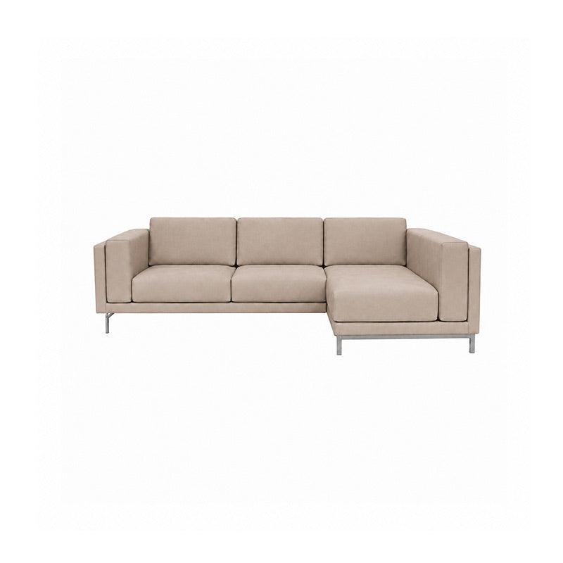 Nockeby 3 Seat Sofa with Right Chaise Cover-Corduroy Mink taupe