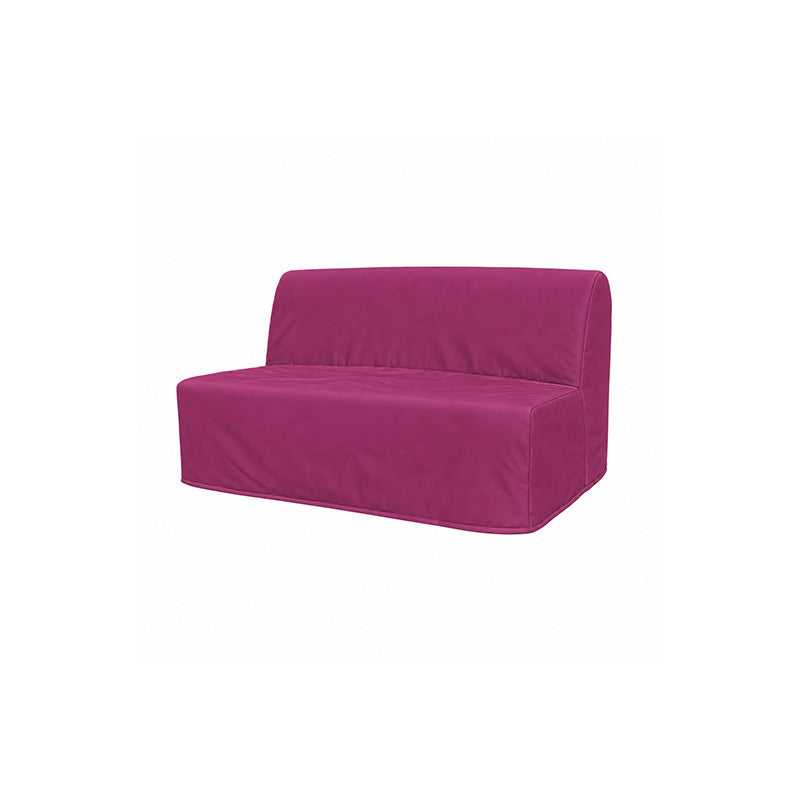 Lycksele 2 Seater Sofa Bed Cover-Canvas Berry plum
