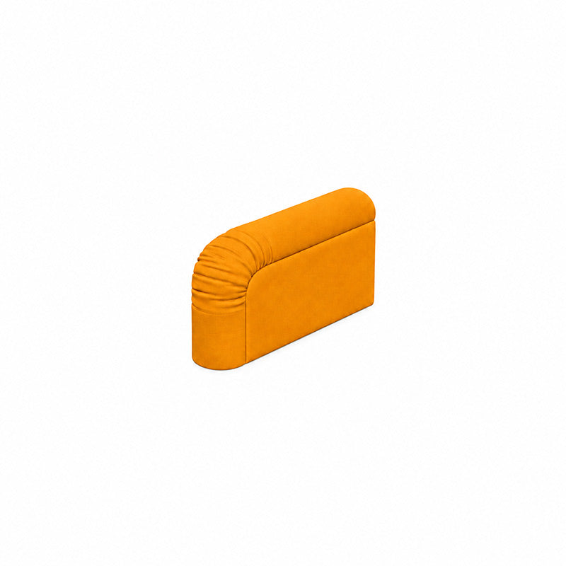 Stocksund Armrest Protectors, One pair-Velvet yellow