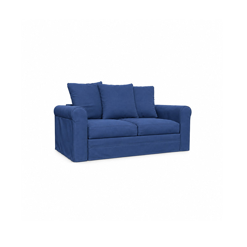 Grönlid 2 Seater Sofa Cover-Canvas Deep blue