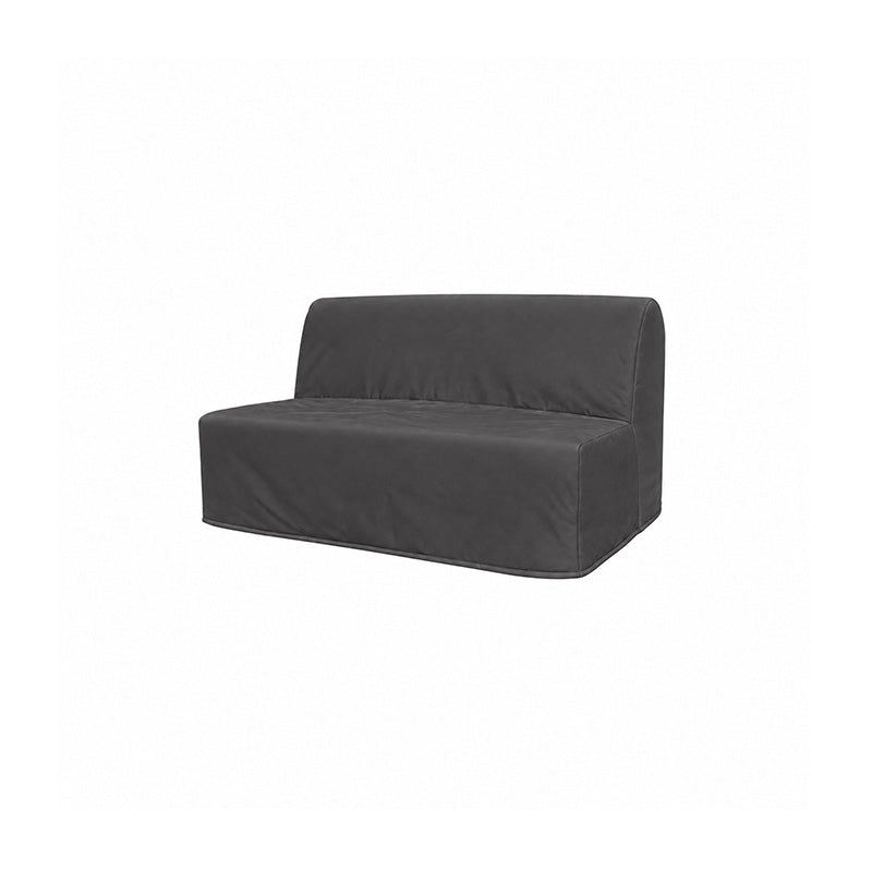 Lycksele 2 Seater Sofa Bed Cover-Velvet gray