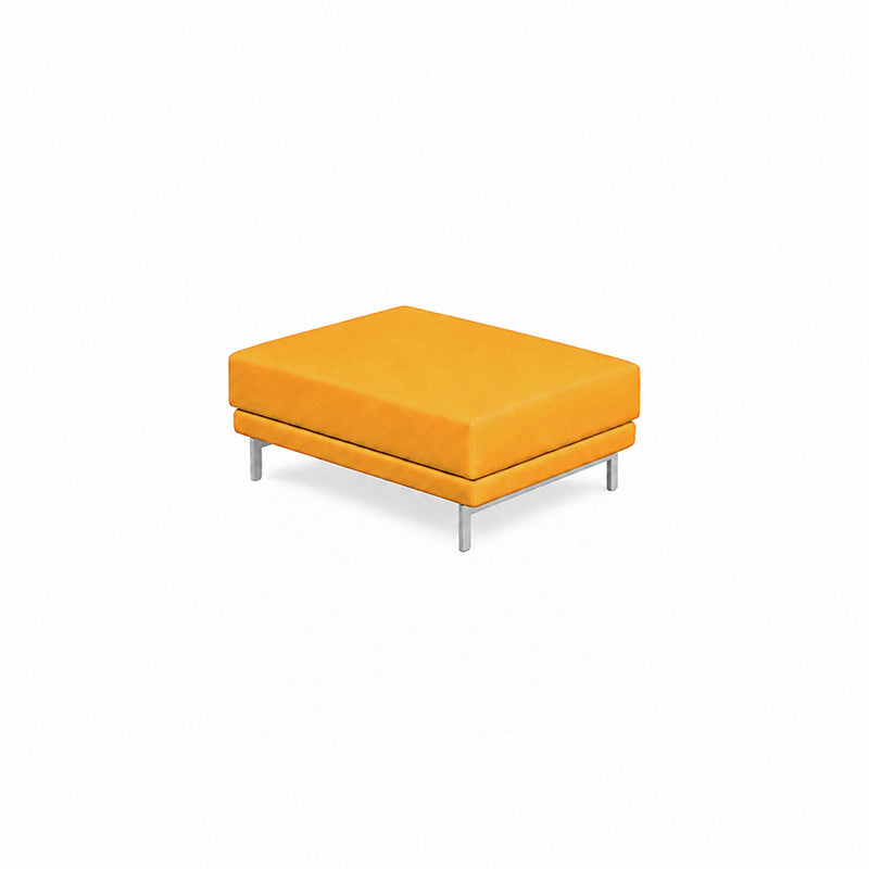 Nockeby Footstool Cover-Corduroy Mustard