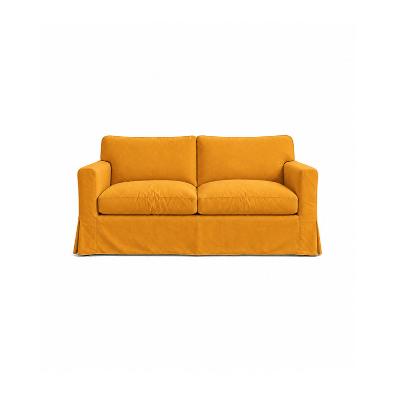 Sandby 2 Seater Sofa Cover-Corduroy Mustard