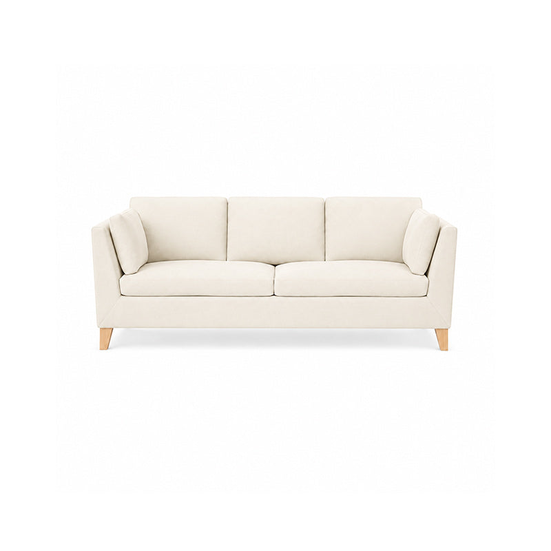Stockholm 3 Seater Sofa Cover-Structural Weave Cream