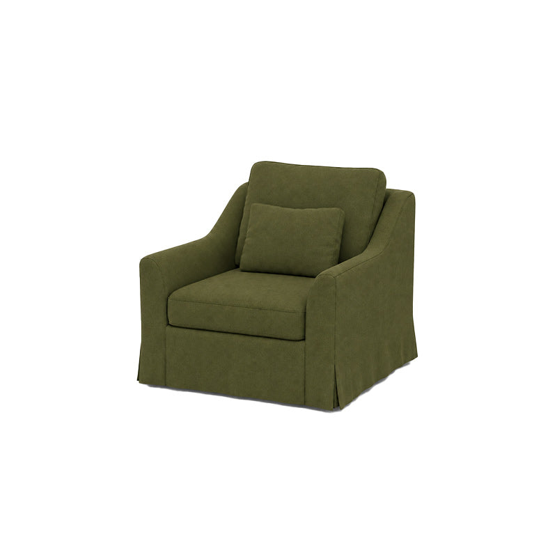 Färlöv Armchair Cover-Microfiber Navy Olive