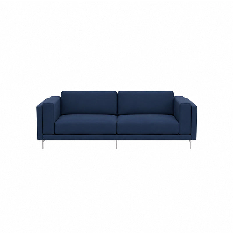 Nockeby 3 Seater Sofa Cover-Structural Weave navy