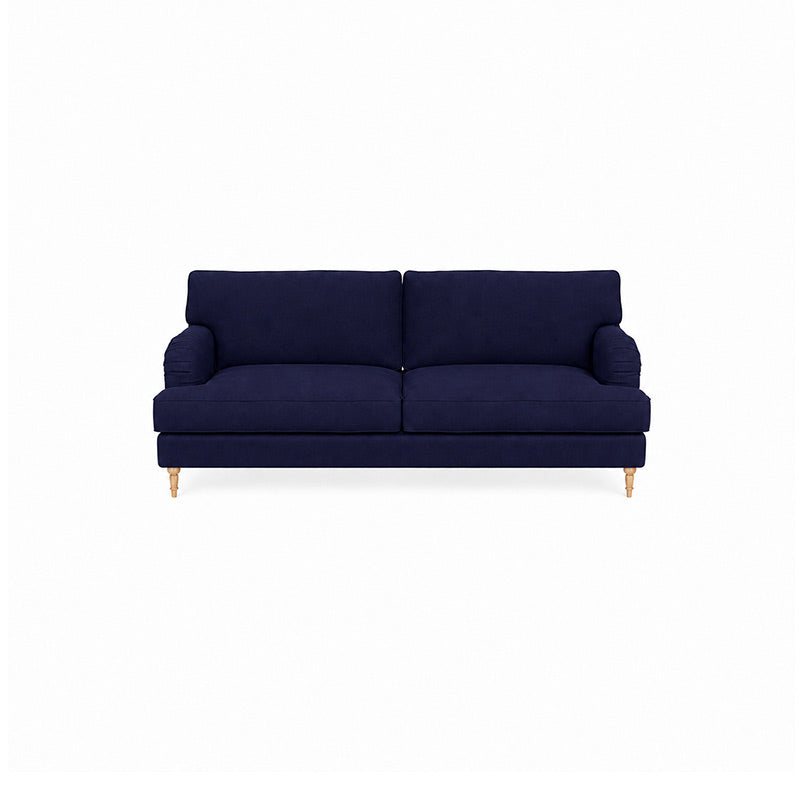 Stocksund 3 Seater Sofa Cover-Microfiber Navy blue