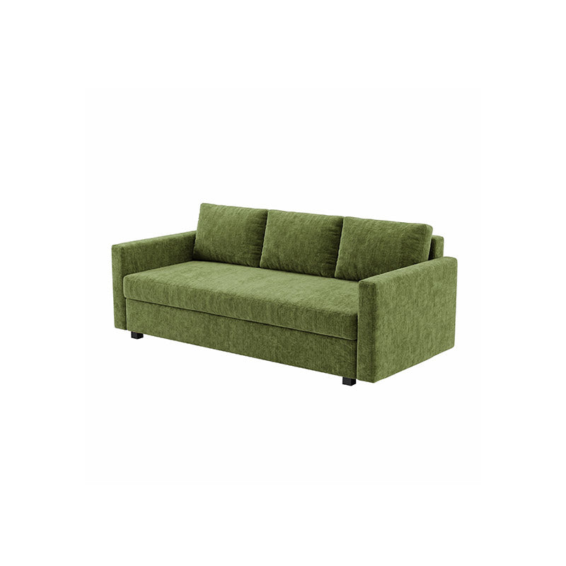 FRIHETEN 3-Seater Sofa Bed Cover-Chenille Cypress Green