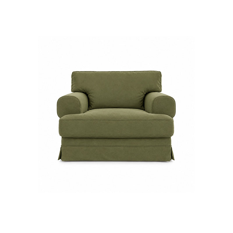 Ekeskog Armchair Cover-Chenille Winter Moss