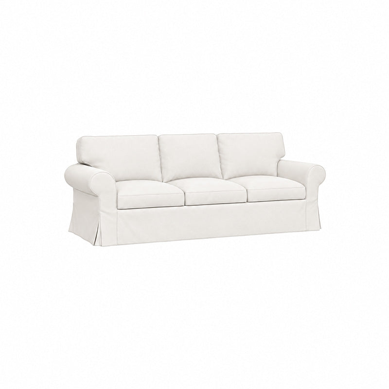 Ektorp 3.5 Seater Sofa Cover-Microfiber Beige