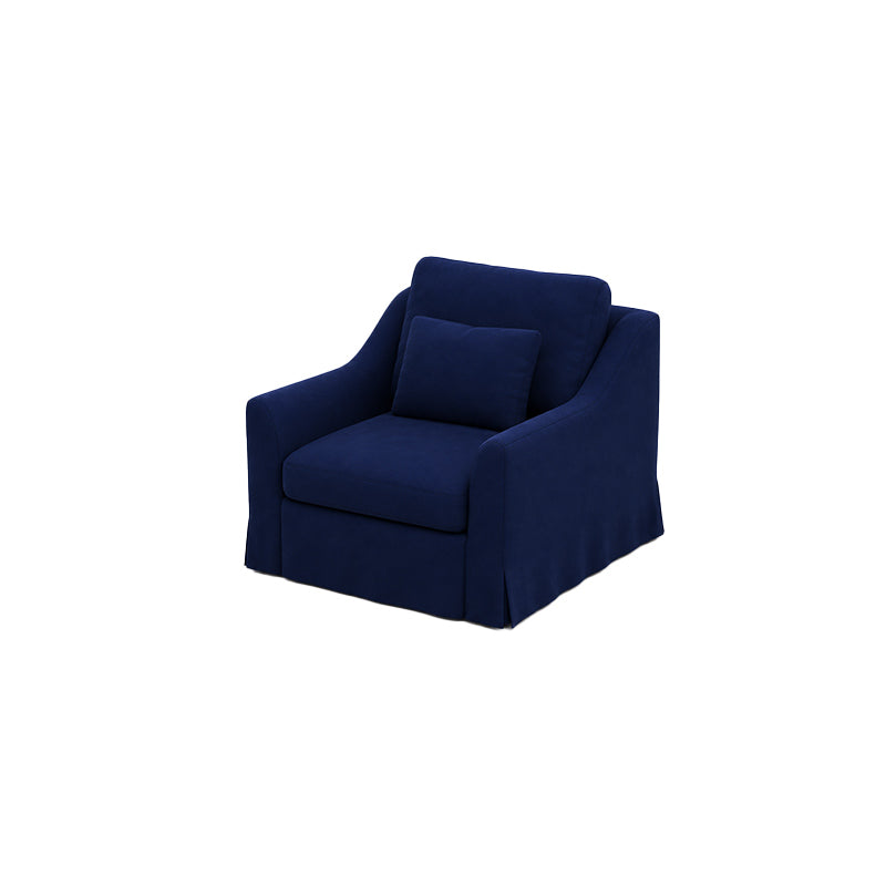 Färlöv Armchair Cover-Velvet cobalt-blue
