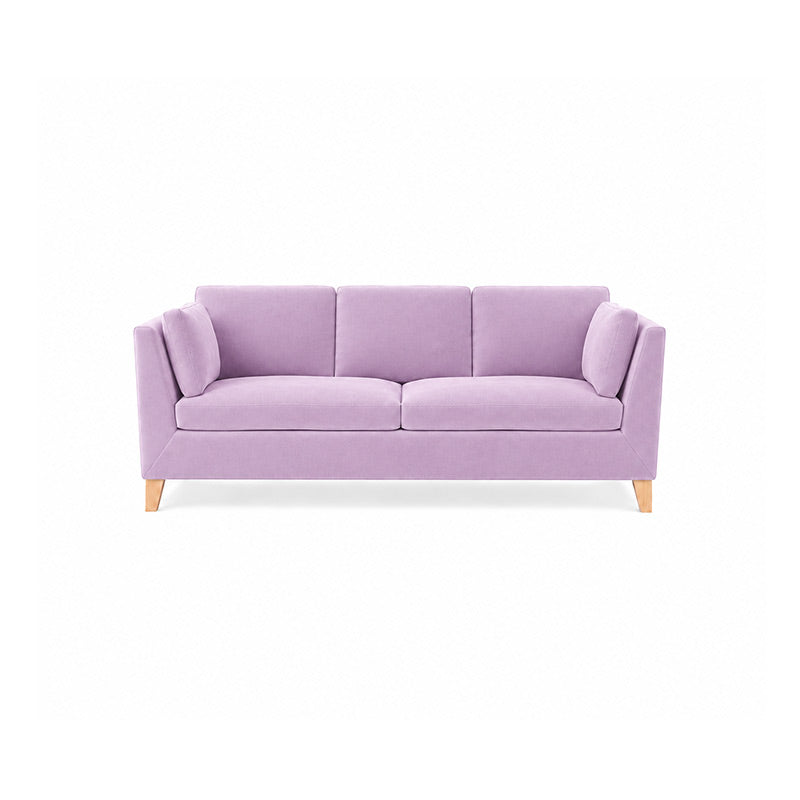 Stockholm 3 Seater Sofa Cover-Velvet Dusty-rose