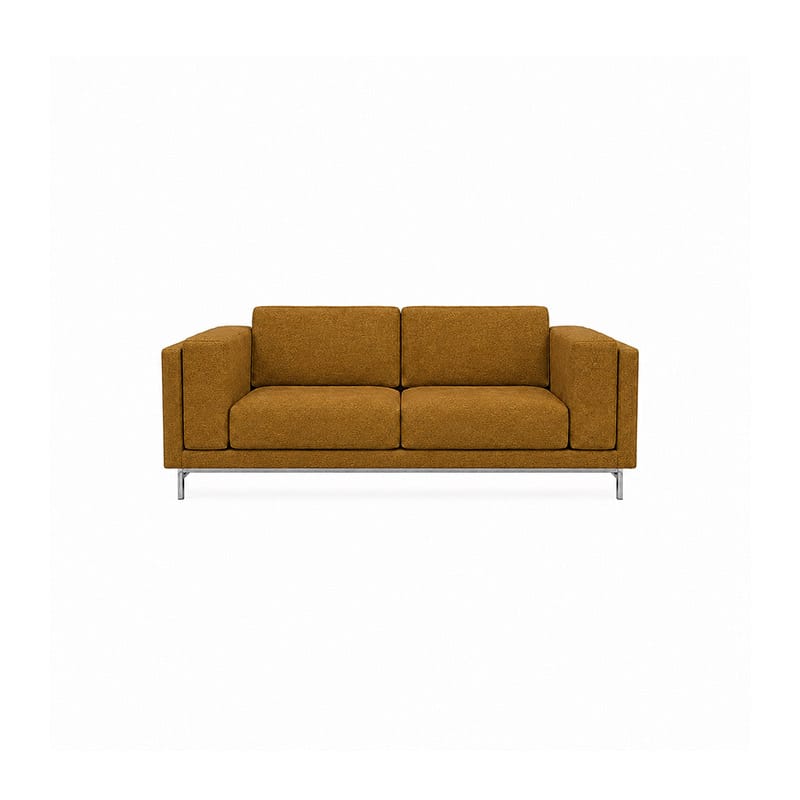 Nockeby 2 Seater Sofa Cover-Patterned Weave Antique Gold