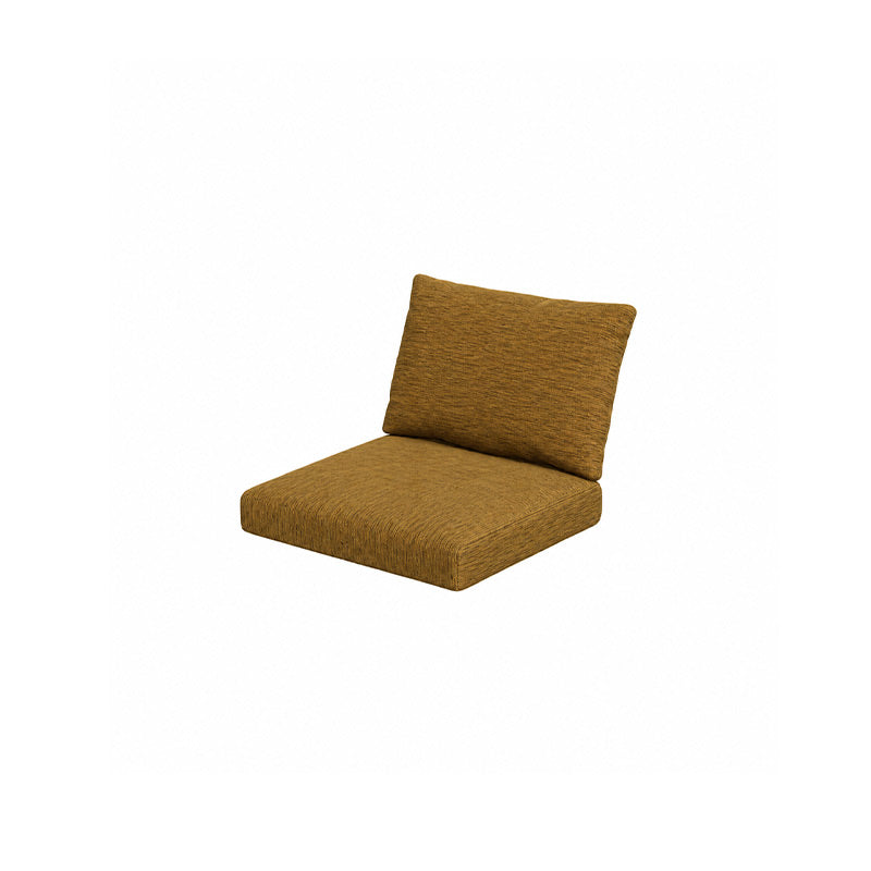 Stockholm Rattan Chair Cushion Cover Set-Patterned Weave Antique Gold