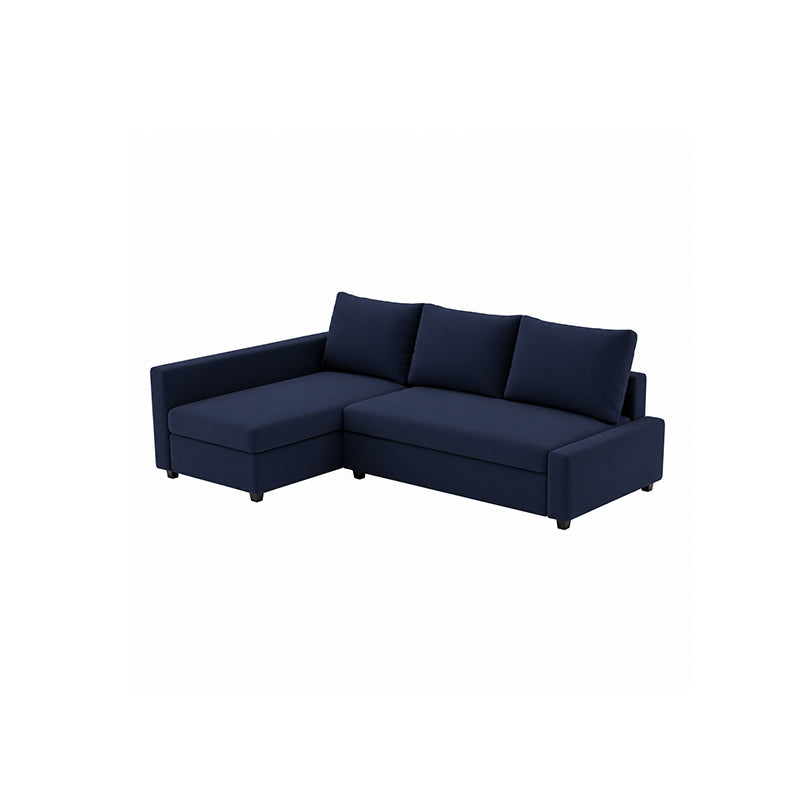 Funda para sofá cama FRIHETEN con chaise longue izquierda - Chenilla Midnight