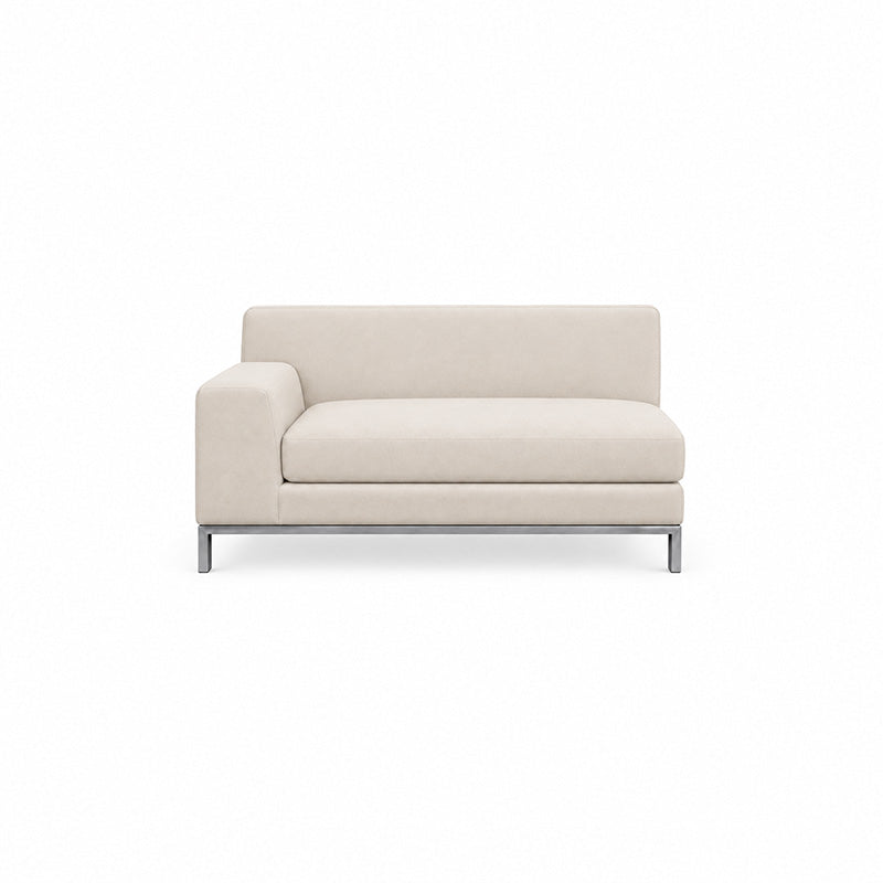 Kramfors 2 Seater Sofa with Left Arm Cover-Chenille Buttermilk