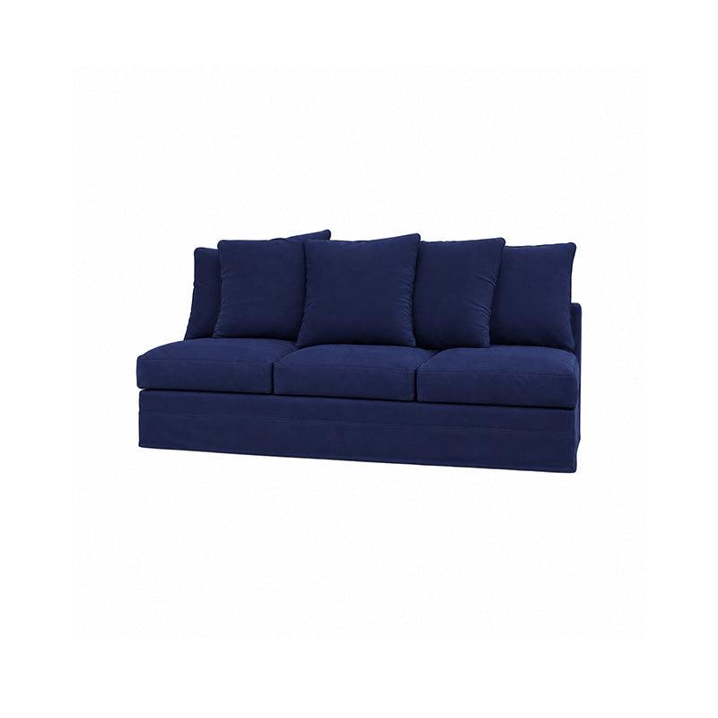 Gronlid 3 Seat Section Cover-Velvet cobalt blue