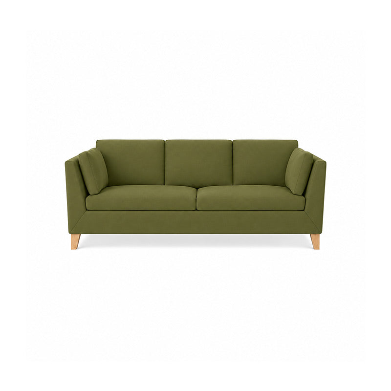 Stockholm 3 Seater Sofa Cover-Chenille Winter Moss