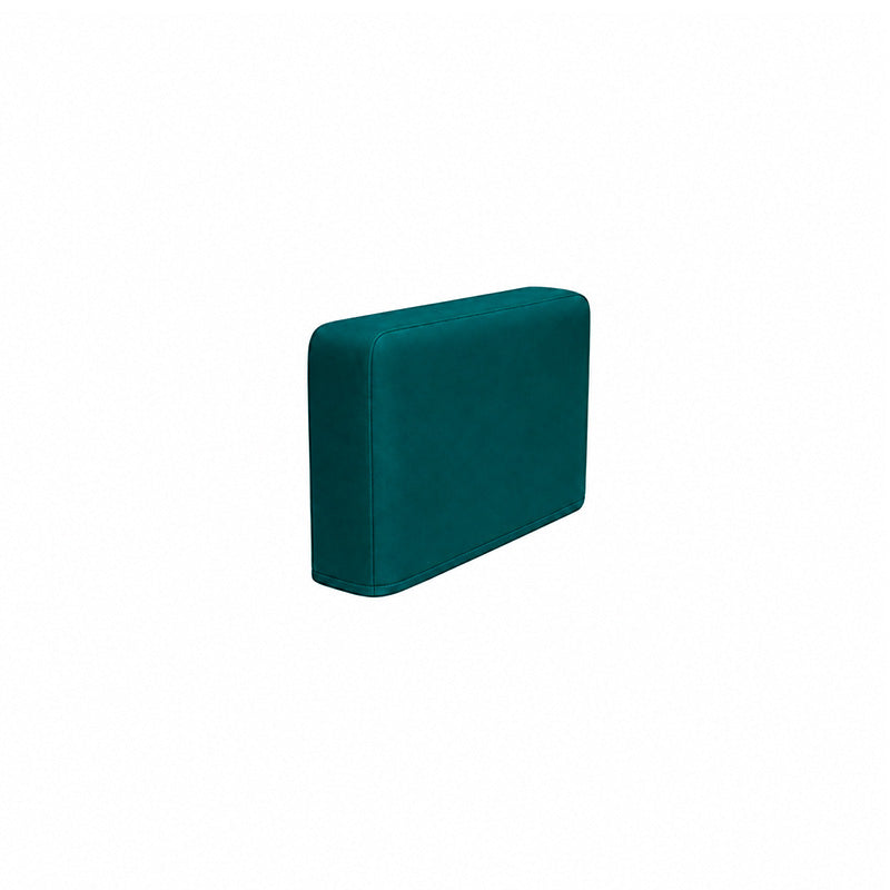Karlstad Armrest Protectors-Velvet peacock