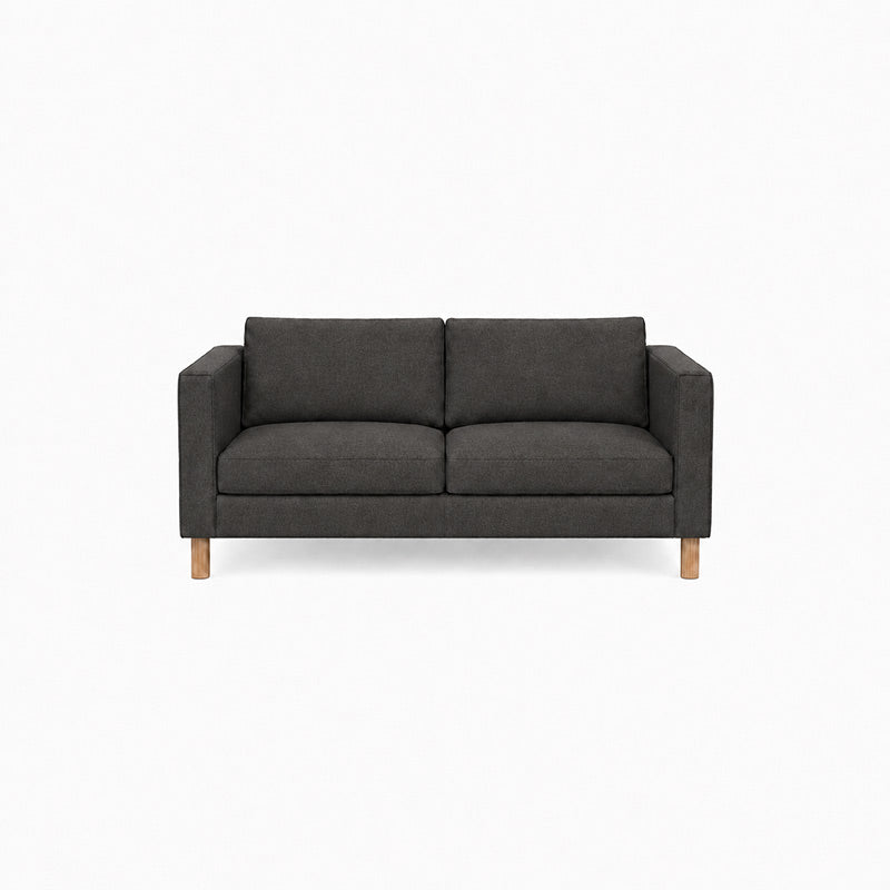 Karlstad 2 Seater Sofa Cover-Canvas Charcoal