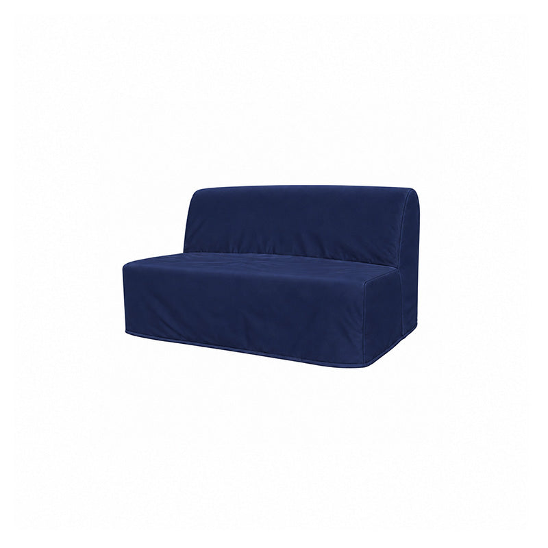 Lycksele 2 Seater Sofa Bed Cover-Velvet cobalt blue