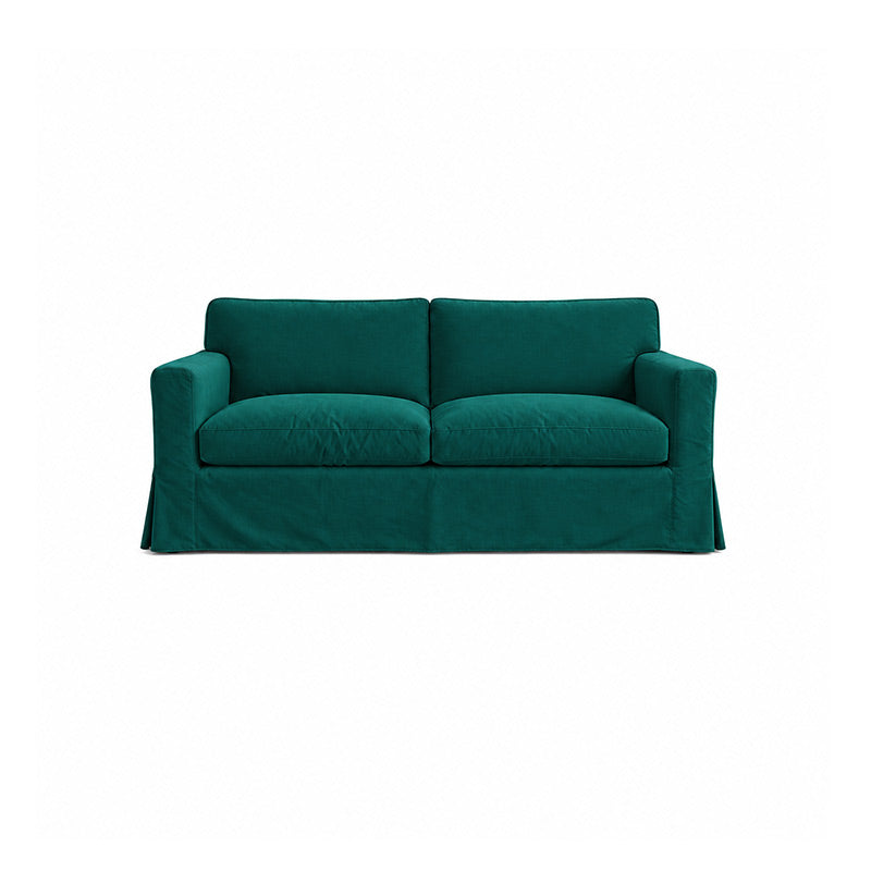 Sandby 3 Seater Sofa Cover-Velvet peacock