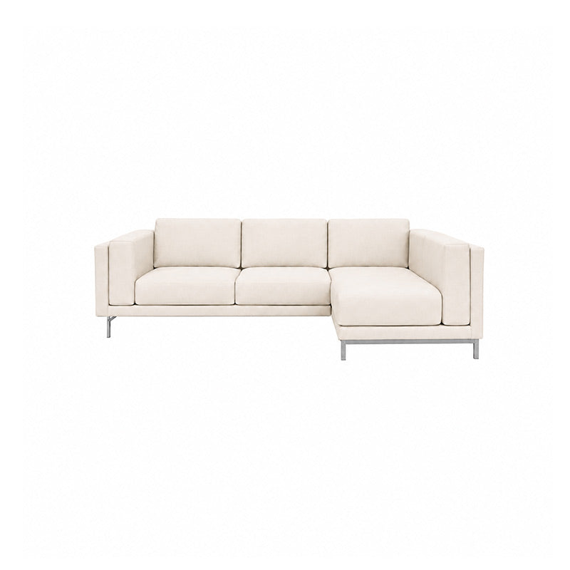 Nockeby 3 Seat Sofa with Right Chaise Cover-Corduroy Cream