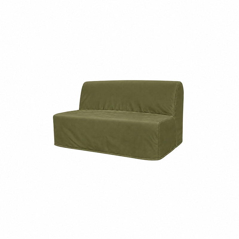 Lycksele 2 Seater Sofa Bed Cover-Chenille Winter Moss