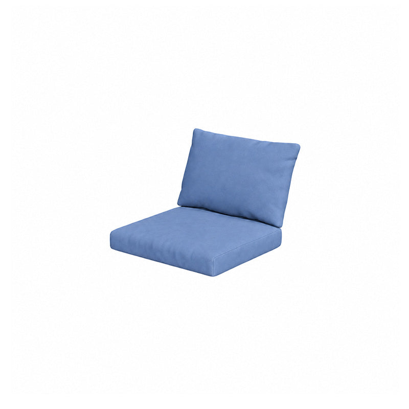 Stockholm Rattan Chair Cushion Cover Set-Structural Weave powder blue