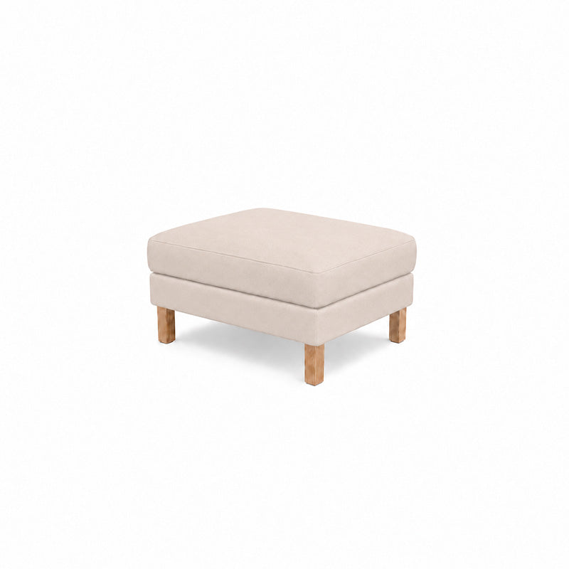 Karlstad Footstool Cover-Corduroy Cream