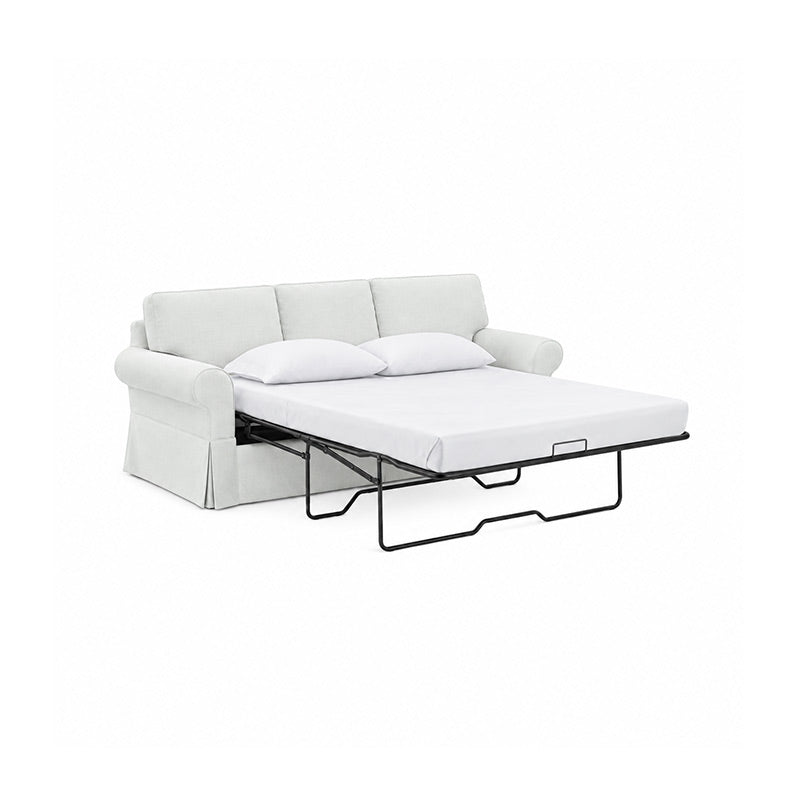 Pottery Barn Basic Sleeper Sofa Cover-Canvas Ivory