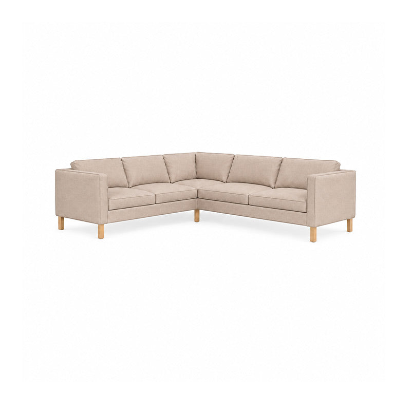 KARLSTAD Corner Sofa Cover (2+3)-Microfiber Camel
