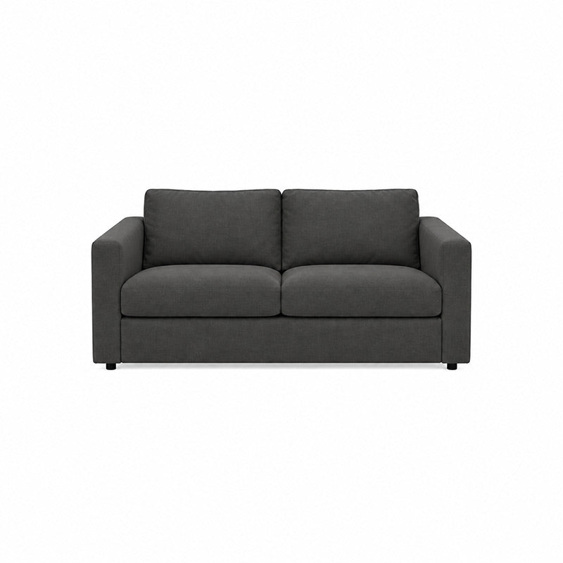 Finnala Loveseat Cover-Structural Weave charcoal
