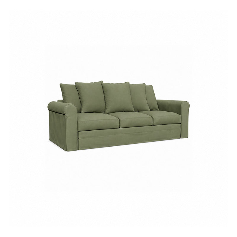 Grönlid 3 Seater Sofa Cover-Chenille Cypress Green