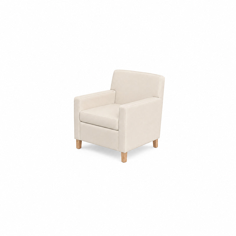 Karlstad chair Cover Small model-Velvet beige