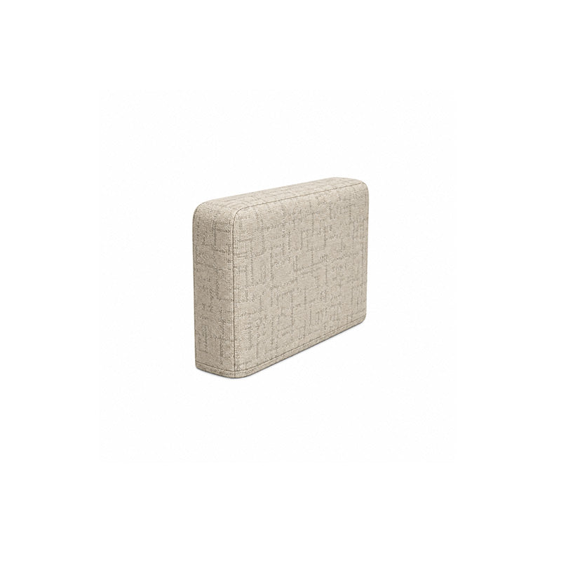 Karlstad Armrest Protectors-Patterned Weave Cream