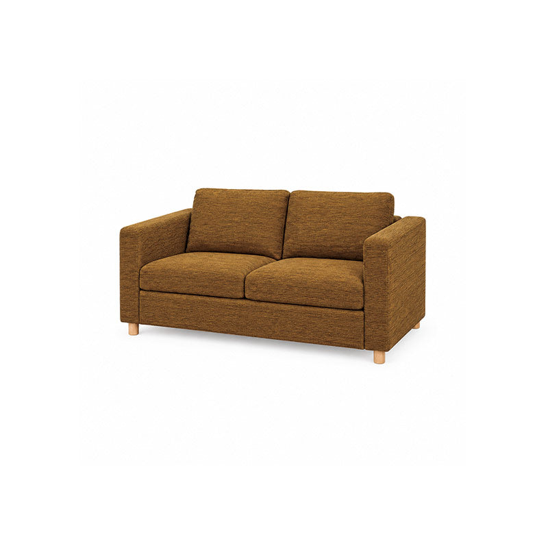 Vimle 2 Seater Sofa Cover-Patterned Weave Antique Gold