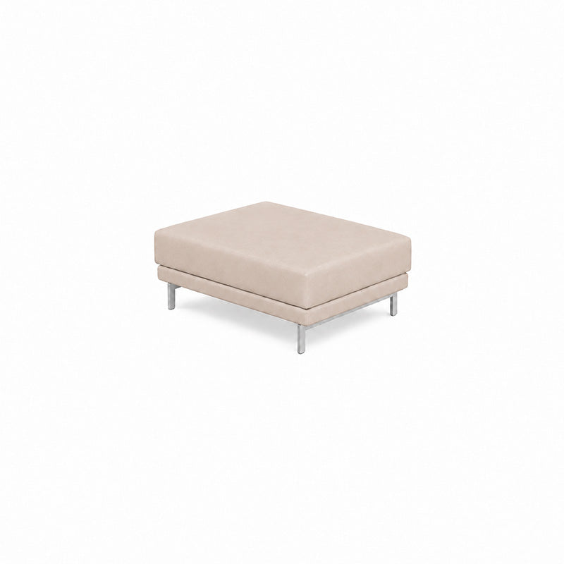 Nockeby Footstool Cover-Microfiber Camel
