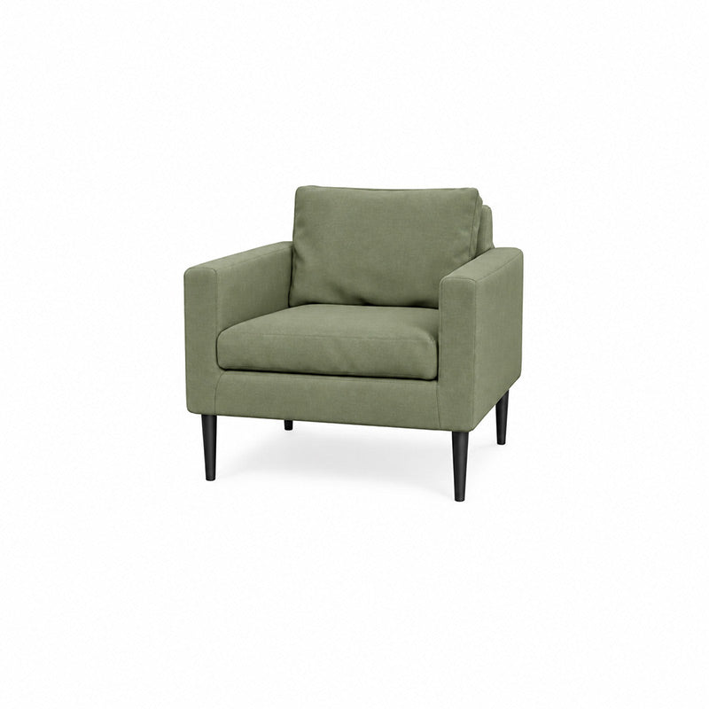 Friheten Armchair Cover-Chenille Cypress Green