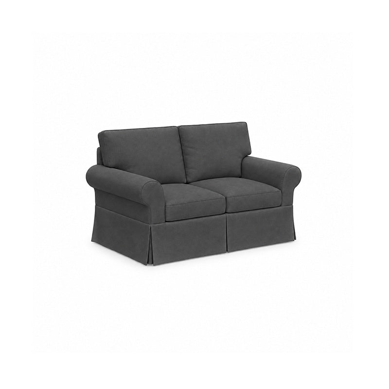 Pottery Barn Basic 2 Seater Sofa-Chenille Graphite