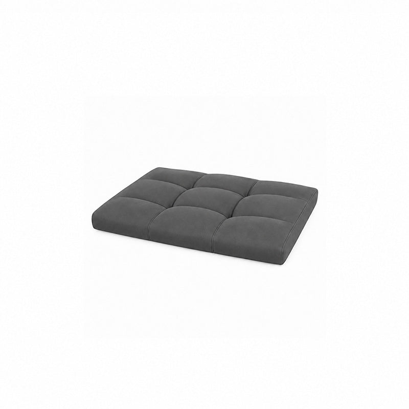 Poang Armchair Ottoman3-Structural Weave charcoal