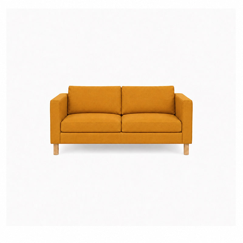 Karlstad 2 Seater Sofa Cover-Corduroy Mustard
