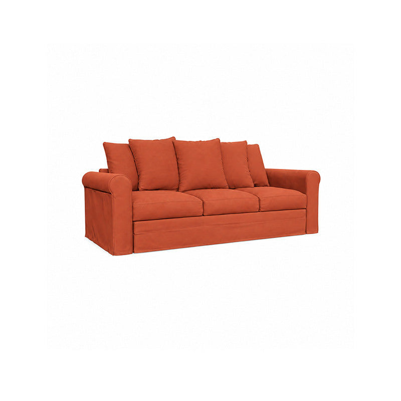 Grönlid 3 Seater Sofa Cover-Microfiber Terra mauve