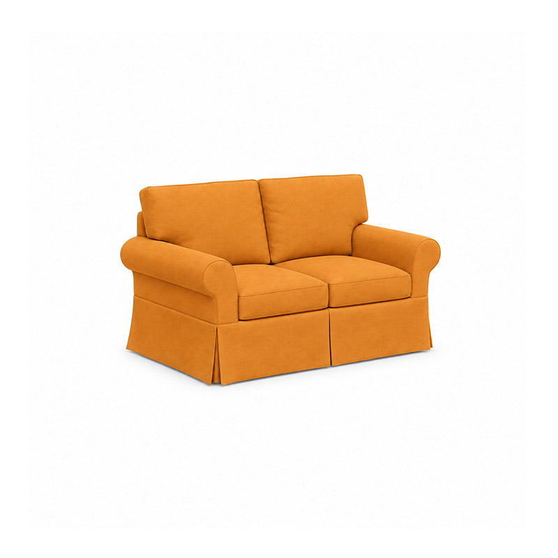 Pottery Barn Basic 2 Seater Sofa-Canvas Mango